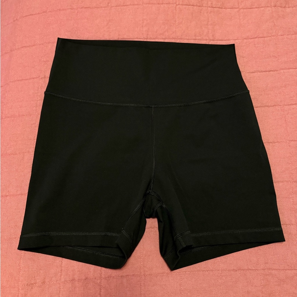 YOGALICIOUS LUX BLACK BIKER SHORTS